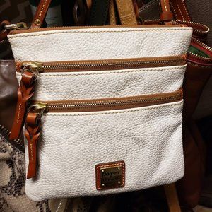 Dooney & Bourke White Leather Crossbody